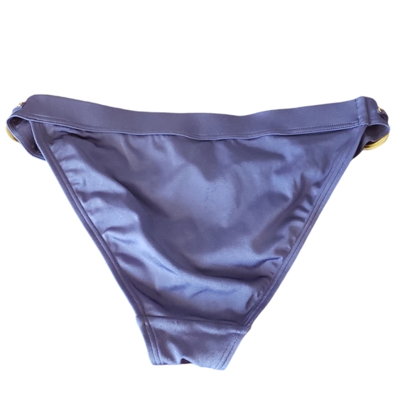 Victoria’s Secret Booster Gold Metal Ring Purple Bottom Bikini Size M - Picture 2 of 13